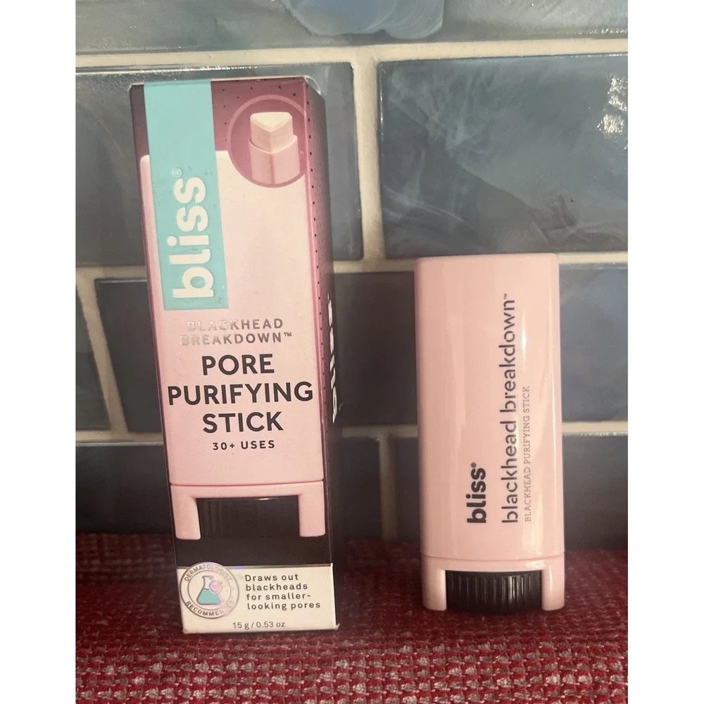 BLISS Blackhead Breakdown Pore Purifying Stick Skin Treatment 30+Uses New In Box